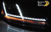 Audi Tt lampor 10-14 8j Svart Led Xenon Drl Afs