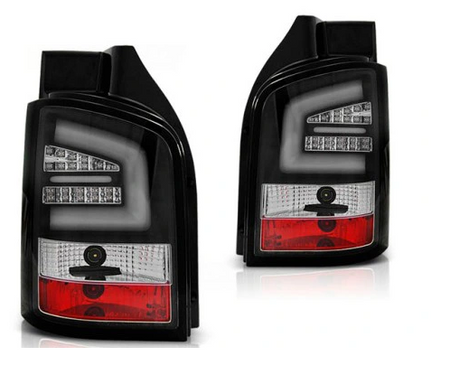 LED BAKLJUS VW T5 03-09 SVART LED BAR