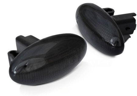 Smoke LED sidoblinkers. Peugeot 107 206 307 Citroen C1 C2 C3 C4