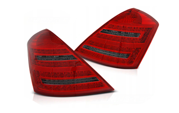 Mercedes W221 S-klass 05-09 Red Smoke Led Seq