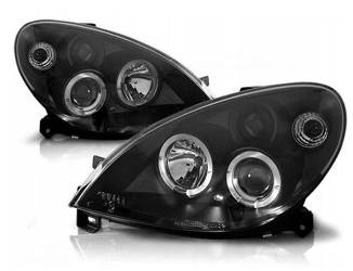 Strålkastare Citroen Xsara 2 00-04 ringi svart