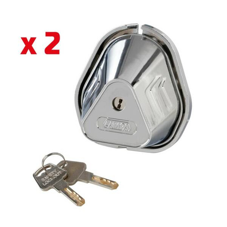 Inbrottssäkra dörrlås för buss- och skåpbilsdörrar