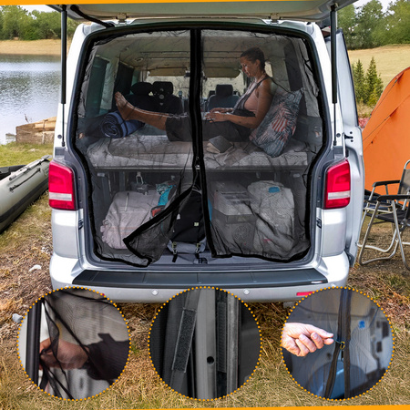 Renault Trafic II FL/JL 2001-2014 baklucka myggnät