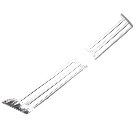 Främre grilllister VW VOLKSWAGEN CADDY 2010-2015 | STÅL | KROM