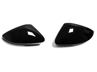 Sidospegelhus för Skoda Octavia Mk3 VW T-ROC glänsande svart
