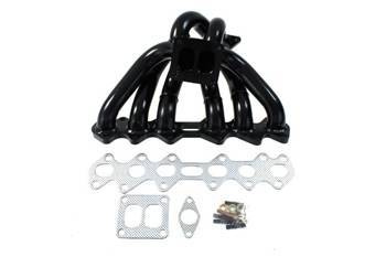 Avgasgrenrör Toyota Supra 2JZ-GTE T38 93-98 Svart Stål