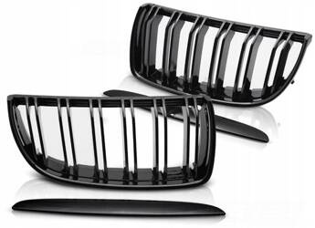 Frontgrill njurgrill svart glans för BMW E90 E91 -08