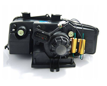 Strålkastare Audi A4 B6 00-04 Led Rör Krom