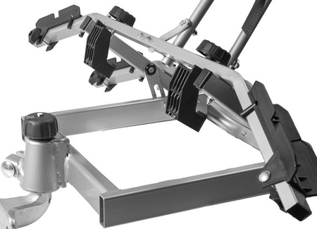 Cykelhållare plattform för 3 cyklar dragkrok Titan Amos 7PIN