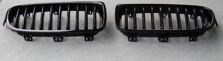 FRONTGRILL BMW F30 11-18 BLANK SVART