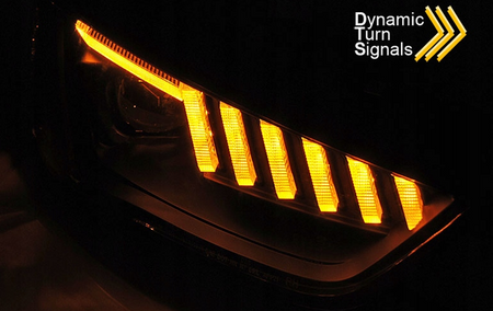 Xenon svarta strålkastare för AUDI A4 B8 12-15