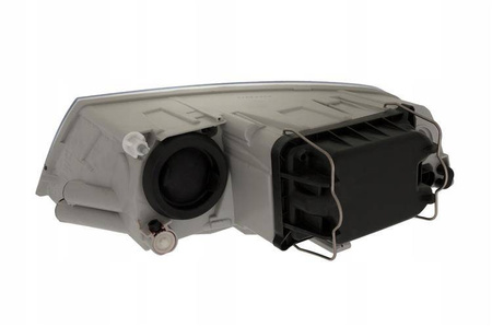 Skoda Octavia 2 II strålkastare Svarta D-linser