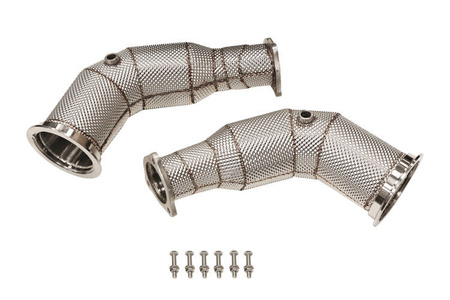 Downpipe Audi RS4 RS5 B9 2.9T 2018+ Decat Värmesköld