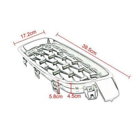 GRILL (NJURAR) BMW F30/F31 DIAMEND LOOK SVART