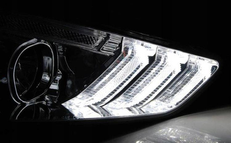 Ford Focus III mk3 15-18 krom drl led dts lampor