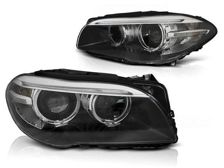 F10 F11 framljus 10-13 RINGI LED DRL BLACK X