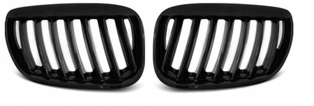 Främre njurgrill glansig för Bmw X5 E53 03-06