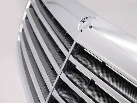 Grill, frontgrill Kolfiber för Mercedes-Benz W221
