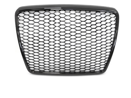 GRILL SPORT BLANK SVART PDC AUDI A6 C6 09-11
