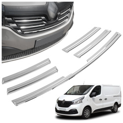 Främre gallerlister Grill Renault Trafic 2014+