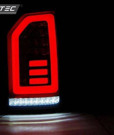 Vw T6 2015- rök svart vit led lampor