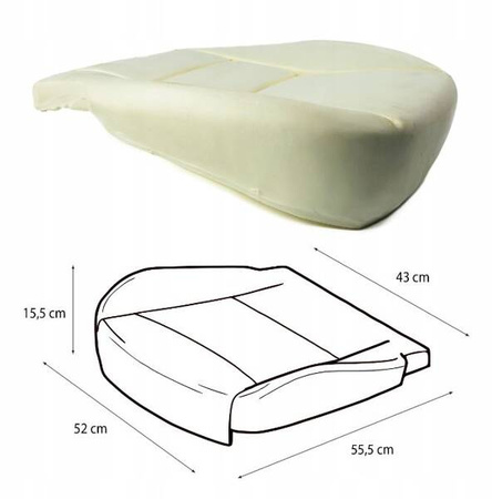 Skum sittdyna svamp PEUGEOT BOXER 2006-