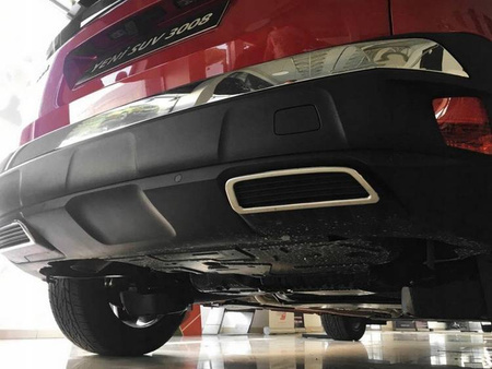 Peugeot 3008 16+ stötfångarlister bak