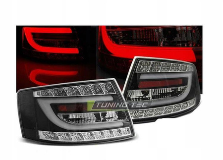 LED-lampor nya Audi A6 C6 04-08 svart led 7pin