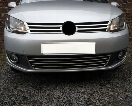 Främre grilllister VW VOLKSWAGEN CADDY 2010-2015 | STÅL | KROM
