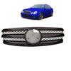 GRILL MERCEDES E W211 02-06 GLÄNSANDE SVART