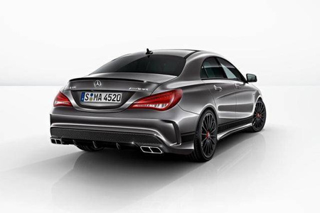 BOCZNE NAKLEJKI CIEMNY SZARY MERCEDES W117 CLA AMG