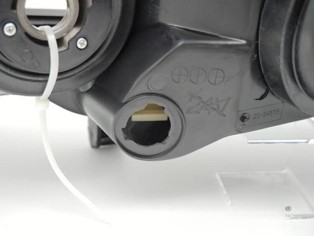 Strålkastarlampa vänster svart för Opel Astra G 97-04