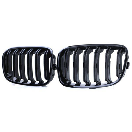 GRILL (NJURAR) BMW F20 11-15 BLANK SVART