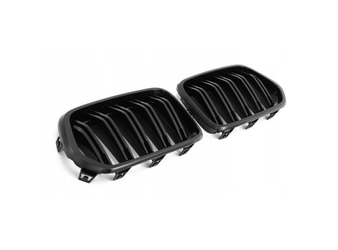 Grill (njurar) bmw X2 F39 dubbel glansig svart sport