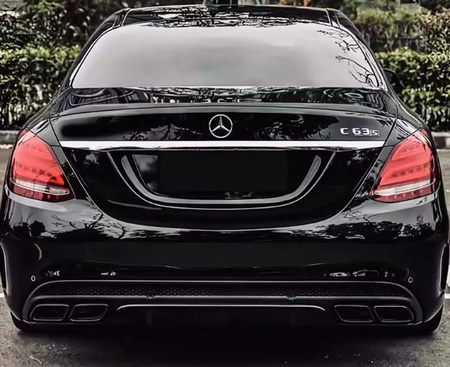 Avgasljuddämpare Mercedes W213, GLC X253 svart