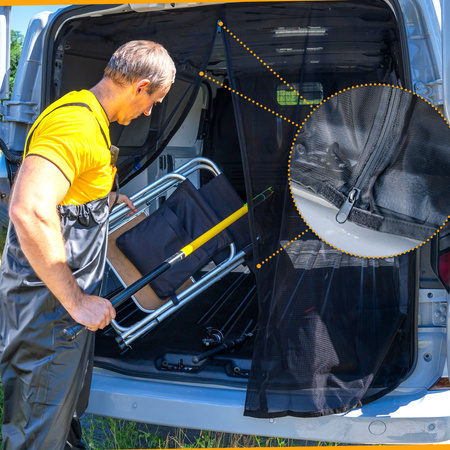 Ford Tourneo Custom II V710 2023- myggnät för bakluckan