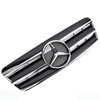 GRILL MERCEDES C208 A208 CLK SVART KROM AMG LOOK