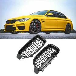 GRILL (NJURAR) BMW F30/F31 DIAMEND LOOK SVART KROM