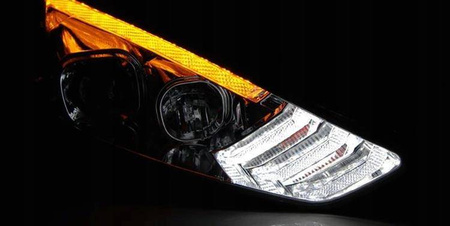 Ford Focus III mk3 15-18 krom drl led dts lampor