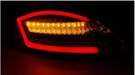 Porsche boxster 05-08 röd rök led lampor