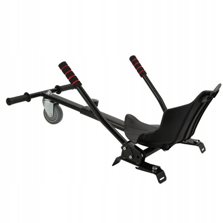 Gokart med plats för hoverboard, hoverkart, brädeöverdrag