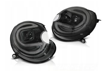 Led-strålkastare svart för Mini Cooper 06-14