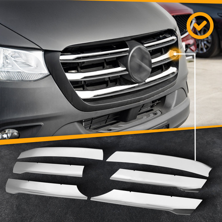 Främre grilllister Mercedes Sprinter W907 18+