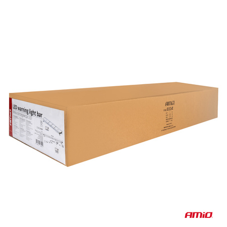 LED varningsljus 51 funktioner 117cm R65 R10 godkännande 12-24V AMIO-03344