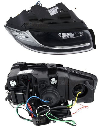 Audi A4 B6 BLACK LIGHT T strålkastare