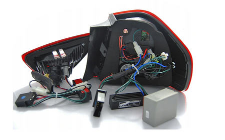 LED-lampor Nya Bmw E90 05-08 Röd Led Bar