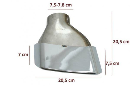 ÄNDSTYCKEN BMW G30 G31 17-20 KROM PRESTANDA