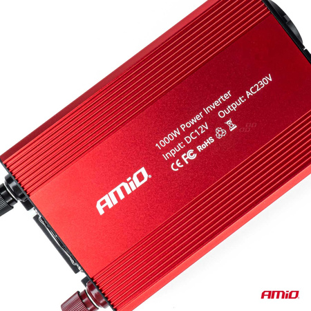 Przetwornica samochodová prądu 12V 230V 1000W