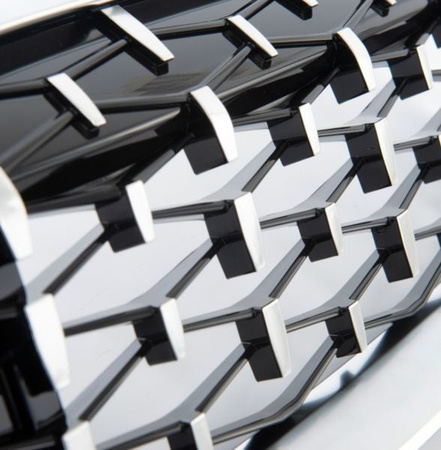 GRILL (NJURE) TILL BMW G20 G21 19-22 SILVER DIAMOND