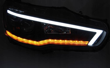 LED-LAMPA SVART för MITSUBISHI LANCER 8 VIII 08-16